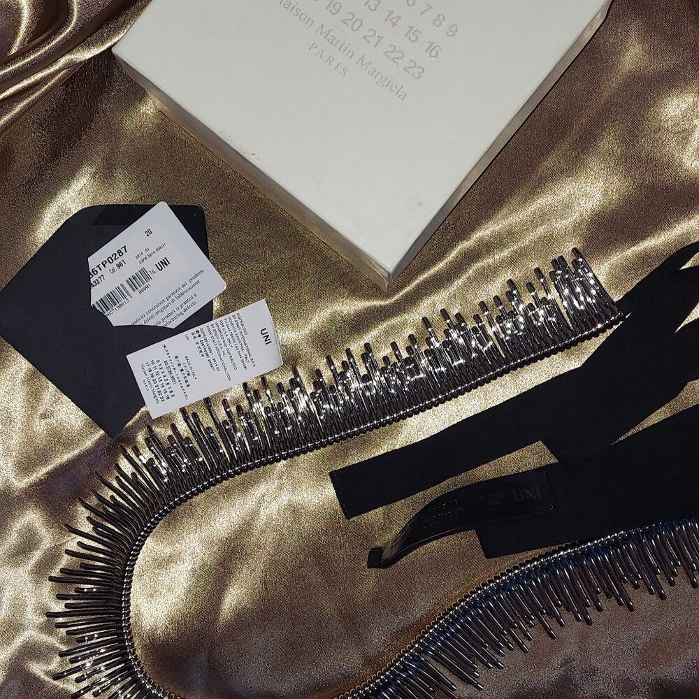 SALE SALE SALE Maison Martin Margiela RARE 2014 SILVER BELT/ NECKLACE